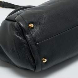 Pre Owned Lanvin Black Leather Trilogy Tote
