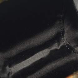 Pre Owned Lanvin Green Python Leafy Box Clutch