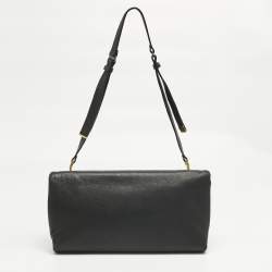 Pre Owned Lanvin Black Leather Miss Sartorial Shoulder Bag