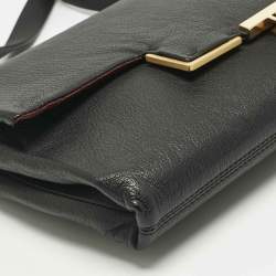 Pre Owned Lanvin Black Leather Miss Sartorial Shoulder Bag