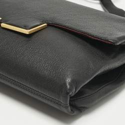 Pre Owned Lanvin Black Leather Miss Sartorial Shoulder Bag