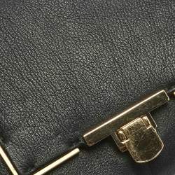 Pre Owned Lanvin Black Leather Miss Sartorial Shoulder Bag