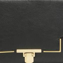 Pre Owned Lanvin Black Leather Miss Sartorial Shoulder Bag