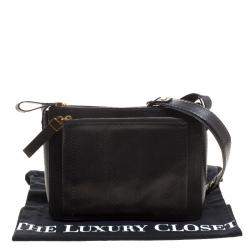 Lanvin Black Python Shoulder Bag