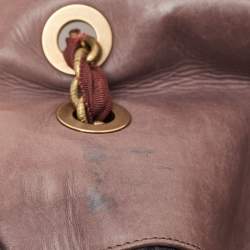 Pre Owned Lanvin Happy Red Eel Leather Shoulder Bag