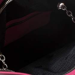 Pre Owned Lanvin Pink Leather Chain Shoulder Bag