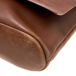 Lanvin Brown Leather Shoulder Bag