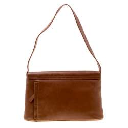 Lanvin Brown Leather Shoulder Bag