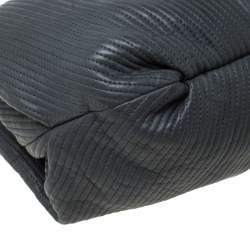 Pre Owned Lanvin Dark Grey Leather Amalia Hobo