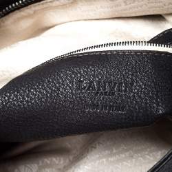 Pre Owned Lanvin Multicolor Leather and Patent Foldover Shoulder Bag