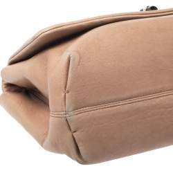 Pre Owned Lanvin Beige Quilted Leather Medium Happy Shoulder Bag