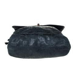 Pre Owned Lanvin Green Leather Happy Shoulder Bag