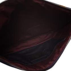 Pre Owned Lanvin Blue Leather Cool Clutch