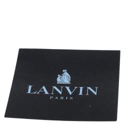 Pre Owned Lanvin Yellow Quilted Leather Mini Happy Crossbody Bag