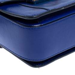 Lanvin Blue Leather Jiji Shoulder Bag