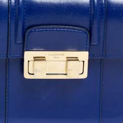 Lanvin Blue Leather Jiji Shoulder Bag