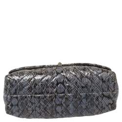 Lanvin Blue Python Happy Shoulder Bag