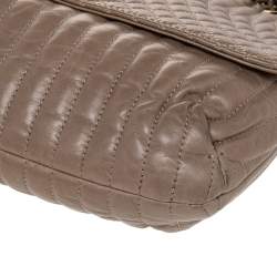 Pre Owned Lanvin Beige Leather Happy Shoulder Bag