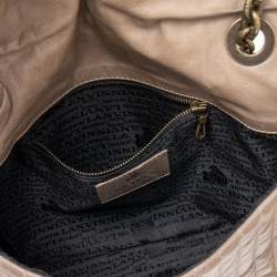 Pre Owned Lanvin Beige Leather Happy Shoulder Bag