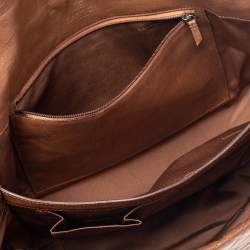 Pre Owned Lanvin Brown Quilted Leather Happy Shoulder Bag