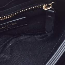 Pre Owned Lanvin Black Leather Sugar Shoulder Bag