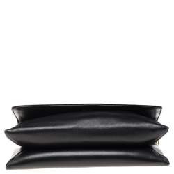Pre Owned Lanvin Black Leather Sugar Shoulder Bag
