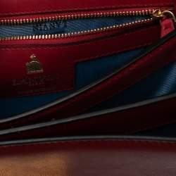 Pre Owned Lanvin Red Leather Jiji Shoulder Bag
