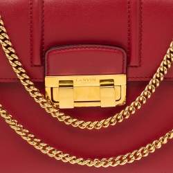 Pre Owned Lanvin Red Leather Jiji Shoulder Bag