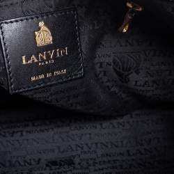 Pre Owned Lanvin Gold Quilted Leather Amalia Shoulder Bag