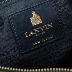 Pre Owned Lanvin Bronze Quilted Leather Amalia Shoulder Bag