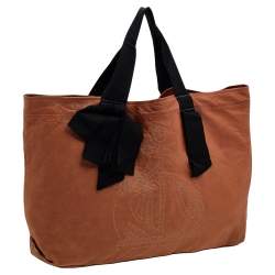 Pre Owned Lanvin Brown Lambskin Leather Tote