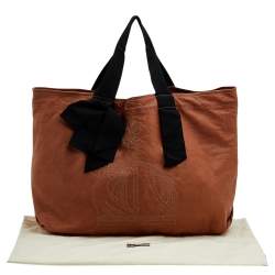 Pre Owned Lanvin Brown Lambskin Leather Tote