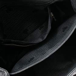 Pre Owned Lanvin Metallic Grey Quilted Leather Happy Shoulder Bag