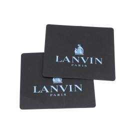 Pre Owned Lanvin Light Brown Leather Sugar Flap Shoulder Bag