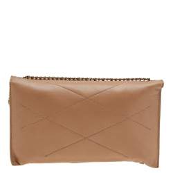 Pre Owned Lanvin Beige Leather WOC Wallet