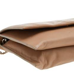 Pre Owned Lanvin Beige Leather WOC Wallet