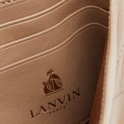 Pre Owned Lanvin Beige Leather WOC Wallet