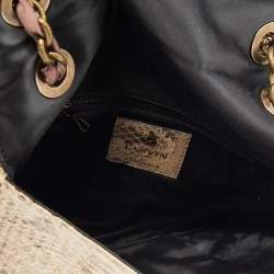 Lanvin Beige Python Leather Happy Shoulder Bag