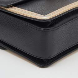 Pre Owned Lanvin Multicolor Leather and Velvet Small Pearl Embellished Jiji Shoulder Bag