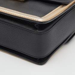 Pre Owned Lanvin Multicolor Leather and Velvet Small Pearl Embellished Jiji Shoulder Bag