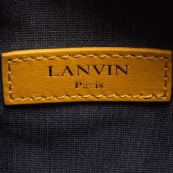 Pre Owned Lanvin Yellow Leather Mini Journee Tote