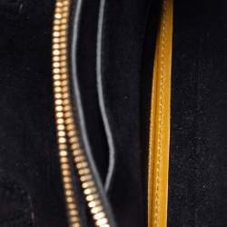 Pre Owned Lanvin Yellow Leather Mini Journee Tote