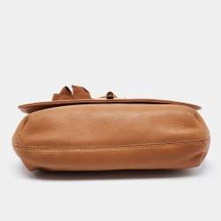 Pre Owned Lanvin Brown Leather Happy Shoulder Bag