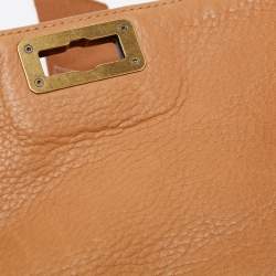 Pre Owned Lanvin Brown Leather Happy Shoulder Bag