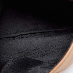 Pre Owned Lanvin Brown Leather Happy Shoulder Bag