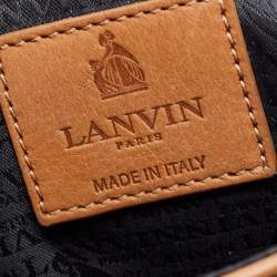 Pre Owned Lanvin Brown Leather Happy Shoulder Bag