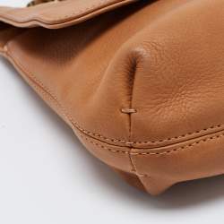 Pre Owned Lanvin Brown Leather Happy Shoulder Bag