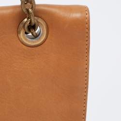 Pre Owned Lanvin Brown Leather Happy Shoulder Bag