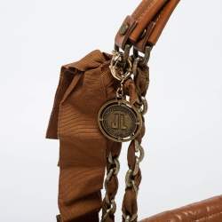 Pre Owned Lanvin Brown Quilted Leather Happy Shoulder Bag