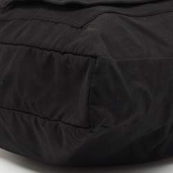 Pre Owned Lanvin Black Fabric Front Pocket Tote